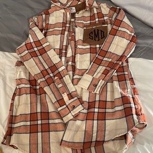 Flannel shirt size L monogram smd
